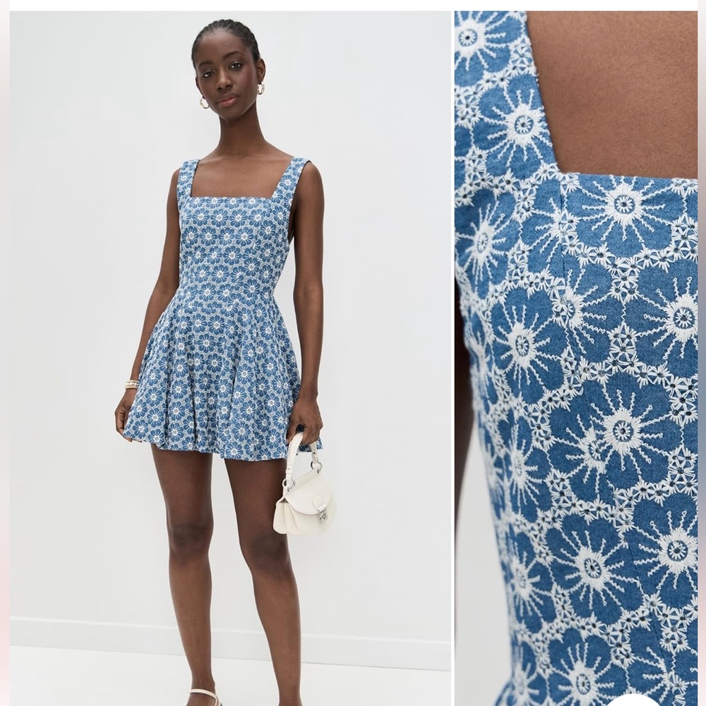 arianne elmy dress le denim bubble dress